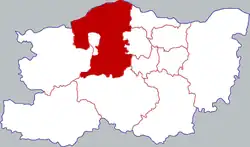 Location in Zhengzhou