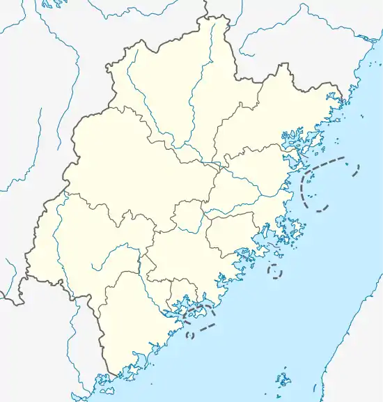 Quanzhou is located in Fujian