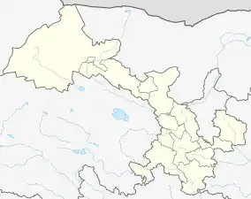 Tangwang is located in Gansu