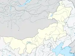 Guyang is located in Inner Mongolia