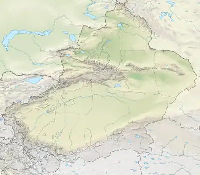 Uqturpan is located in Xinjiang