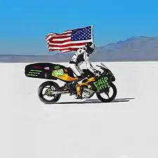 Chip Yates at Bonneville Salt Flats in 2011