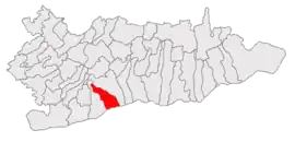 Location in Călărași County