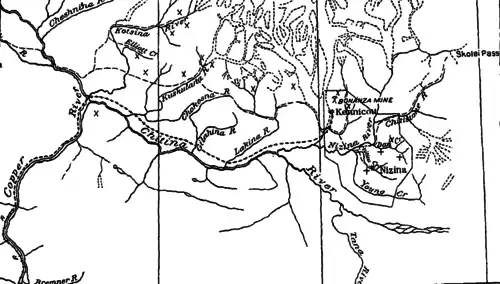 Map of the Chitina River