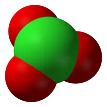 The chlorate ion