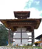 A Chorten within the precincts of the Monastery complex