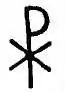 Chi Rho monogram (labarum) popular as Norwegian house mark