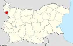 Chuprene Municipality within Bulgaria and Vidin Province.