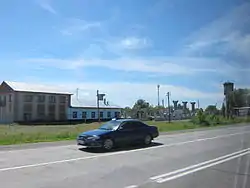 M52 Highway in the settlement of Chuysky in Biysky District