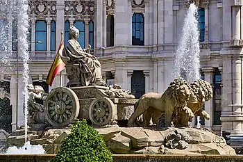 Statue of Cybele by Francisco Gutiérrez Arribas