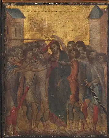 Cimabue, The Mocking of Christ, Louvre