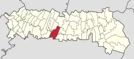 Location in Ialomița County