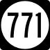 State Route 771 marker