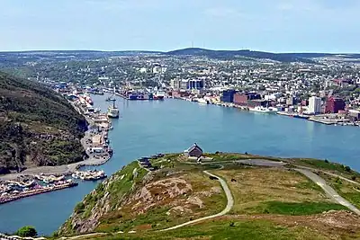 Downtown St. John's from Signal Hill