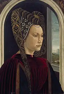 Domenico Ghirlandaio, Presumed Portrait of Clarice Orsini, Wife of Lorenzo the Magnificent, before 1494