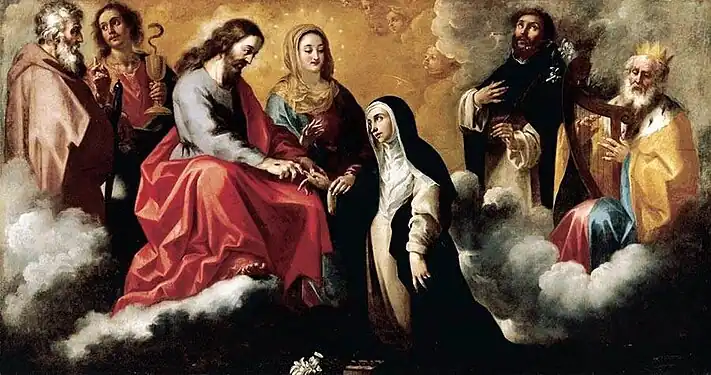 Clemente de Torres, c. 1700, Mystic Marriage of Saint Catherine of Siena