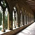 The former cloister, now a courtyard