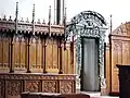 Sacristy made in 1528, at the order of parish priest Johannes Klein