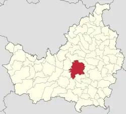 Location in Cluj County