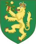 Coat of arms of Alderney, part of the Bailiwick of Guernsey