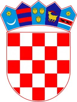 Coat of arms used from December 21, 1990