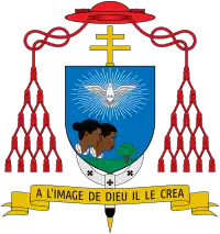 Dieudonné Nzapalainga's coat of arms