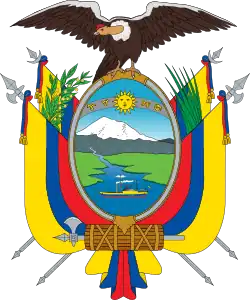 Coat of arms of Ecuador.