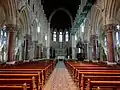 Aisle leading up to the altar