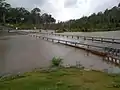 College's Crossing under water in January 2012