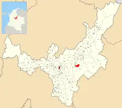 Location of the municipality and town of Cuítiva in the Boyacá Department of Colombia