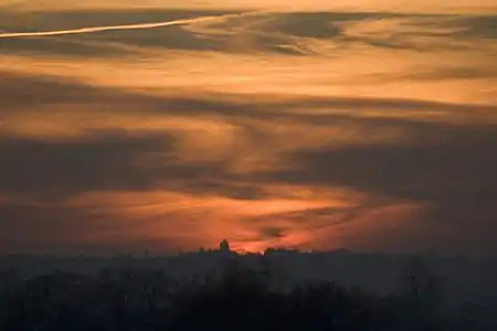 Image 58A sunset near Horton Heath, Hampshire (from Portal:Hampshire/Selected pictures)