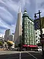 Columbus Tower with Transamerica Pyramid in background