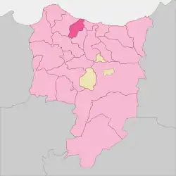 Location of Bni Marghnine in Driouch Province