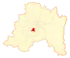 Map of Calera de Tango commune in Santiago Metropolitan Region