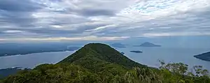 View of Gulf of Fonseca from Conchagua (volcano)