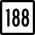 Route 188 marker