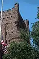 Connecticut Street Armory, view of main tower, July 2005