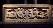 Constantinople Christian sarcophagus with XI monogram, c. 400.