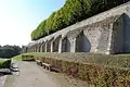 contreforts of the terrace of the old parterre of the château de Meudon, 2013