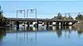 Cooks River, railway bridge between Tempe and Wolli Creek