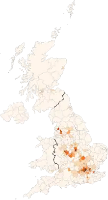 Asian/Asian British: Indian (2.3%)