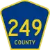 State Road 249 and County Road 249 marker