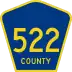 County Route 522 marker