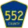 County Route 552 marker