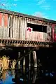 Covered bridge 1½ miles North of Brodhead on the Sugar River State Trail