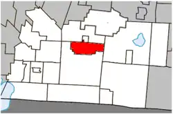 Location within Brome-Missisquoi RCM