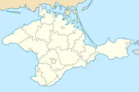 Mizhrichchia is located in Crimea