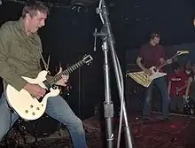 Steve Pedersen (left) and Aaron Druery (right) of Criteria perform at Omaha's Sokol Underground in 2006.