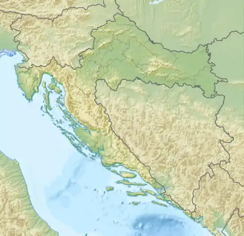 Velebit is located in Croatia