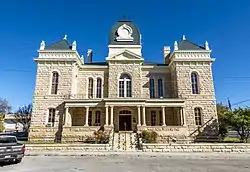 The Crockett County Courthouse in Ozona